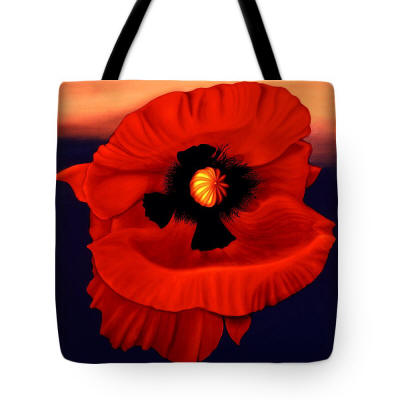 Tote Bag - Desert Poppy by Anni Adkins