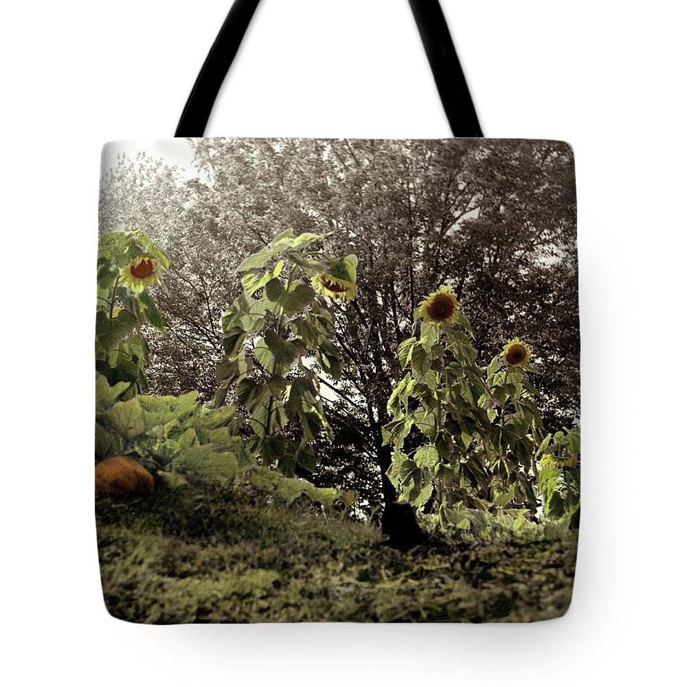 Tote Bag - Summer's Last Dance Sunflowers by Joe Hoover and Anni Adkins