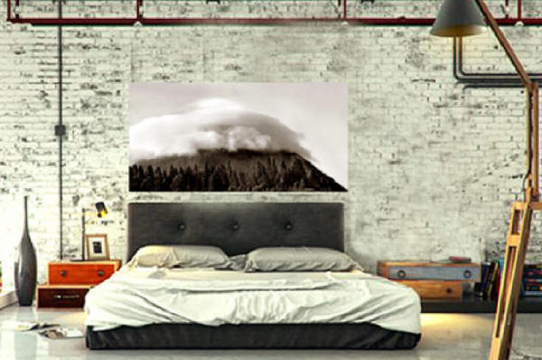 Cloud Mountain By Joe Hoover in Room Setting