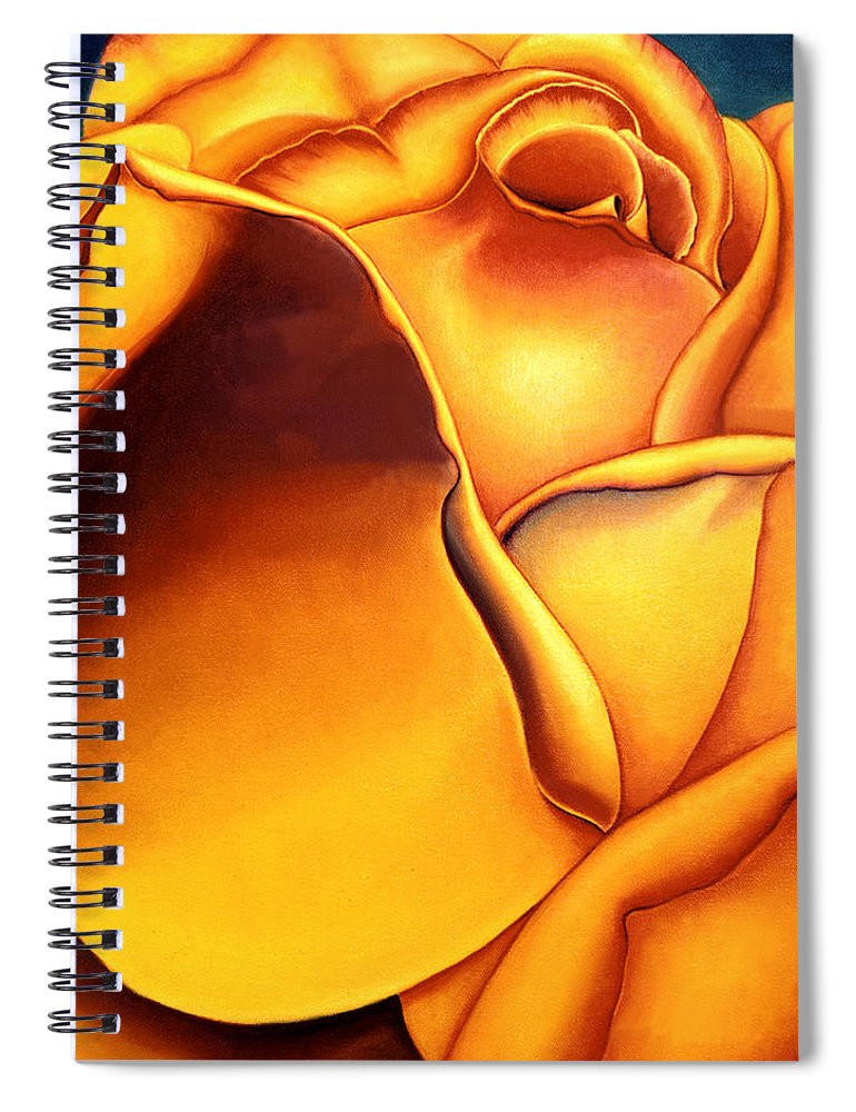 Note Book yellow rose by Anni