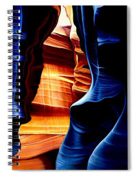 Notebook - Antelope Canyon Arizona by Artist Anni Adkins