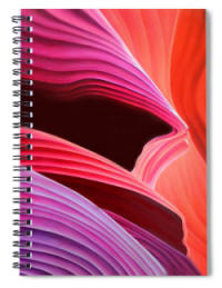 Notebook - Antelope Waves by artist Anni