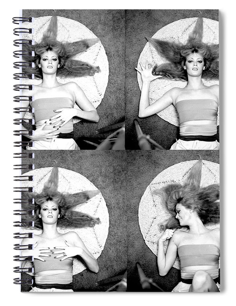 Spiral Notebook - Kelly-4-shot - Black and White Photo by Joe Hoover
