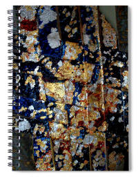 Spiral Notebook Woven Leaf  by Artist/Designer Anni Adkins<