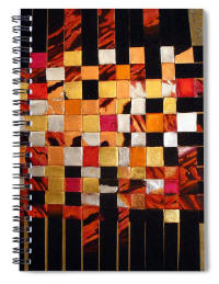 Spiral Notebook - Woven Sky by Anni Adkins
