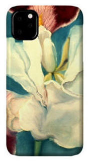 White iris phone casee