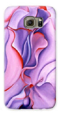 Cell Phone cover - Gerogia's Sweet Peas by artist Anni Adkins