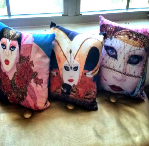 Three Carnival Pillows