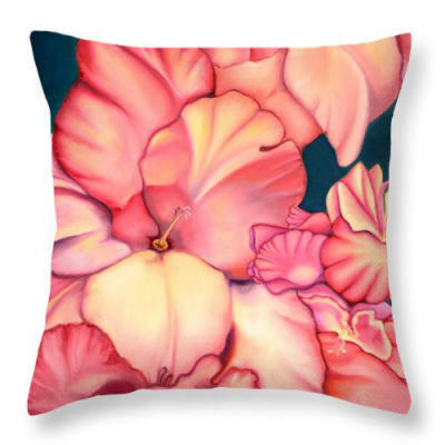 Throw Pillow Glads by anni adkins