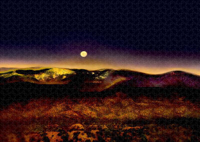 Jigsaw Puzzle -Desert Moon byJoe Hoover