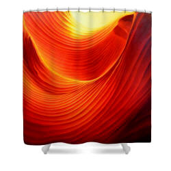 Shower Cover - The Swirl by Artist Anni