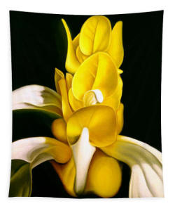 Tapestry - Angell Flowerr by Anni Adkins