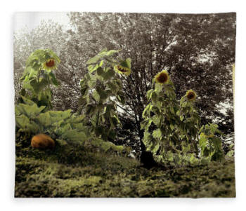 Tapestry - Summer's Last Dance Sunflowers by Joe Hoover and Anni Adkins
