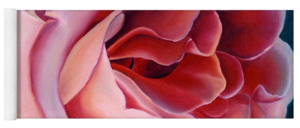 Yoga Mat - The Rose by Artist Anni Adkins