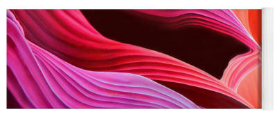 Yoga Mat - Antelope Waves by artist Anni