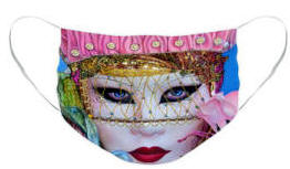Face Mask- Carolina - Carnival Of Venice