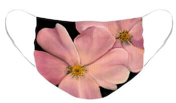 Face Mask Double Dogwood by Anni Adkins