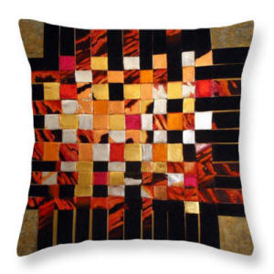 Designer thorw pillow  - Woven Sky by Anni Adkins