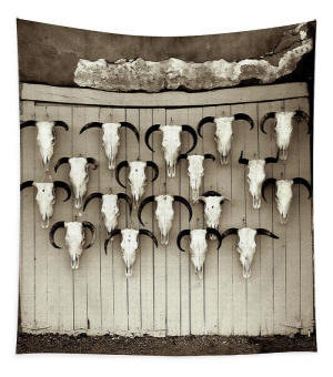 Cattle call -  Tapestry by Joe Hoover