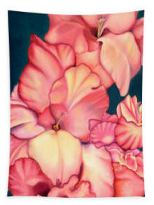 Tapestry - Glads painted by Anni Adkins