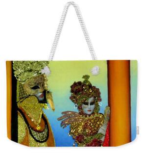 Weekender Bag - The Prince Carnival of Venice Painting by artist Anni Adkins